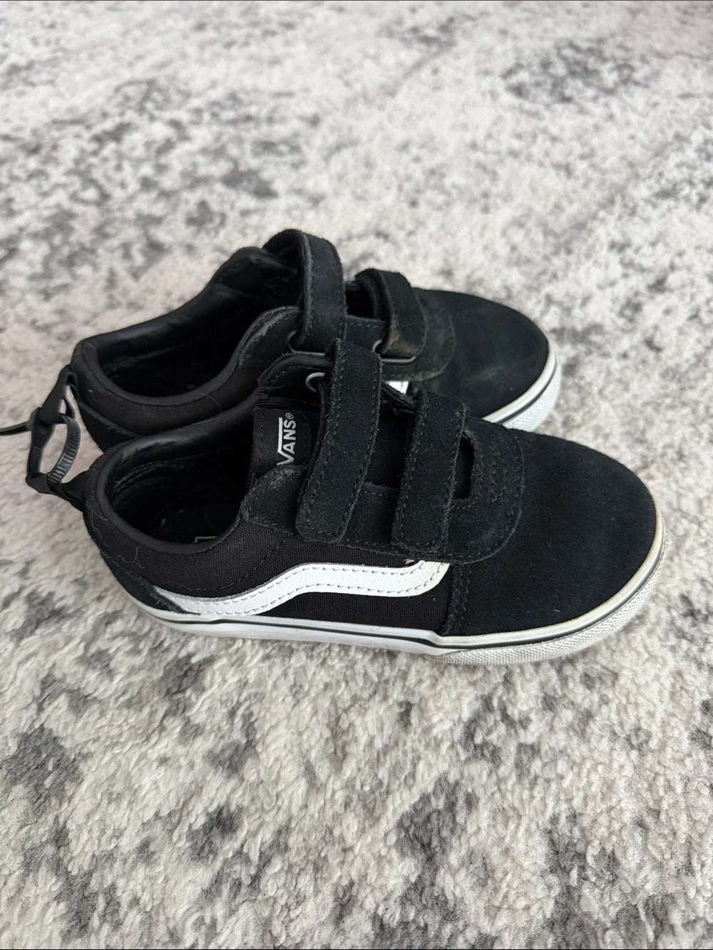 Vans black size